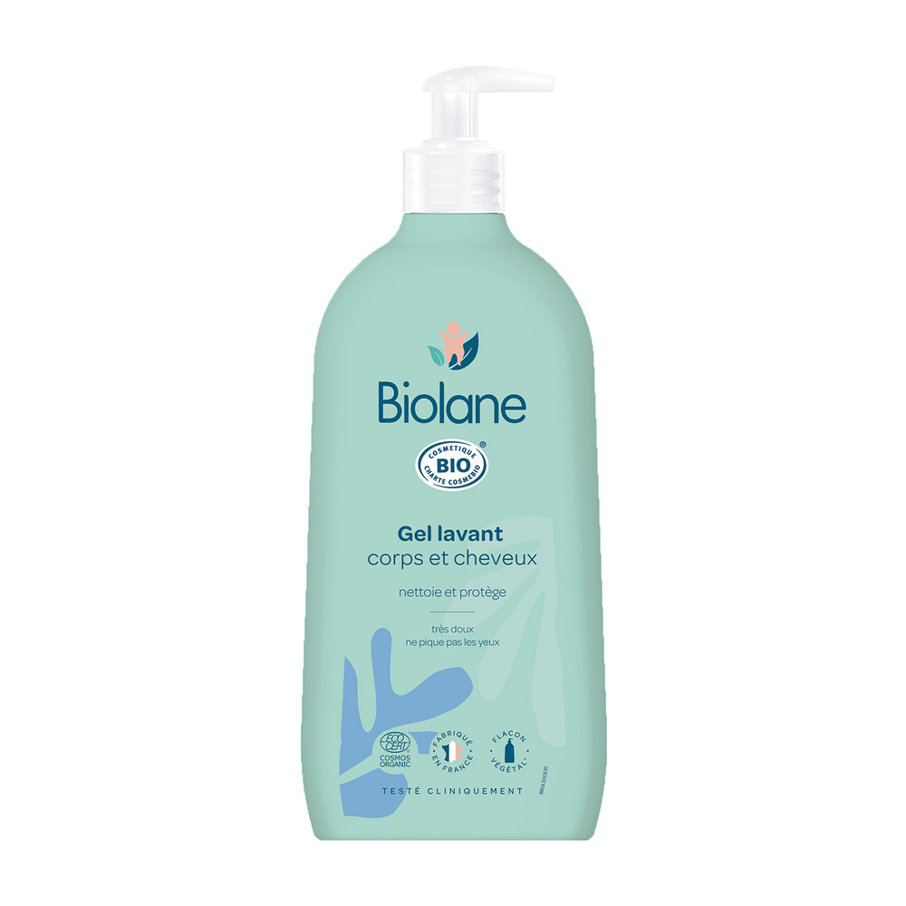 Biolane Gel lavant corps et cheveux Bio 