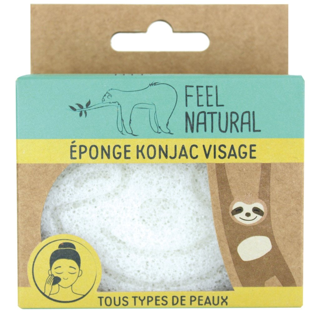 Eponge Konjac Visage Naturelle - Feel natural